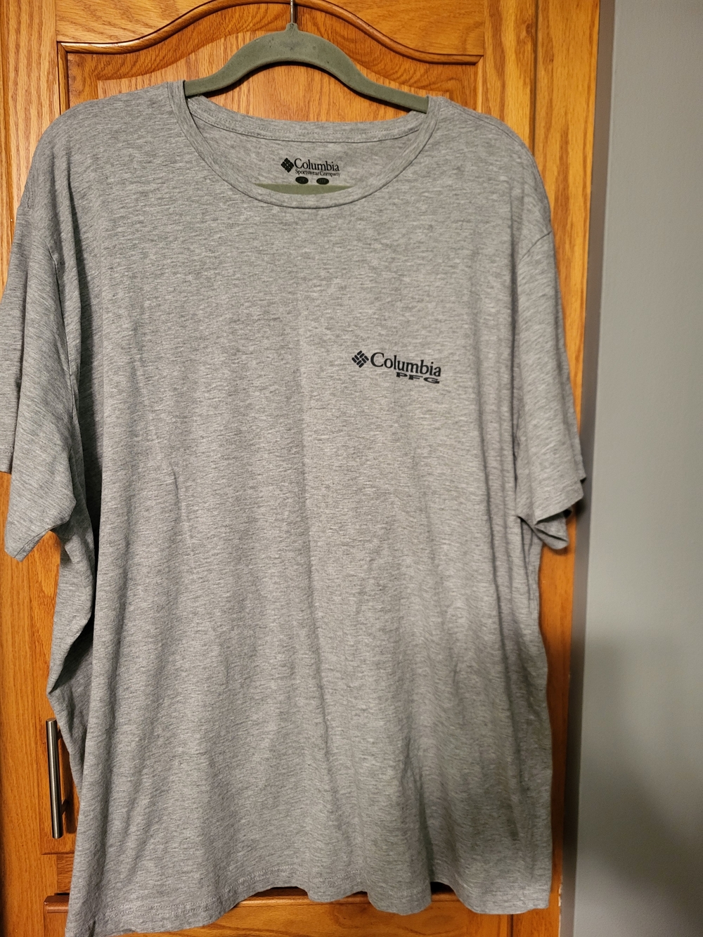 Columbia PFG Gray Graphic Tee Crew Neck Short Sleeve Men's Size XXL